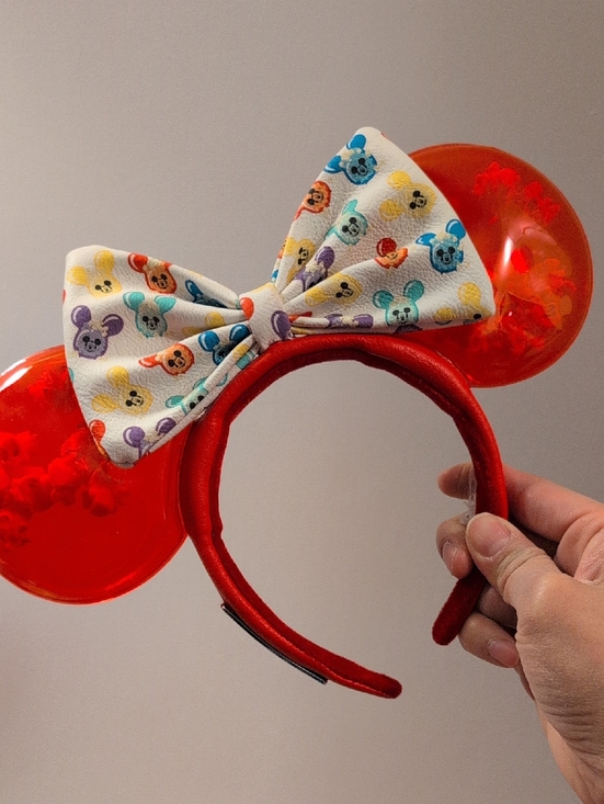 Loungefly Disney Parks Popcorn Balloons Minnie Ears Headband EUC main image 9